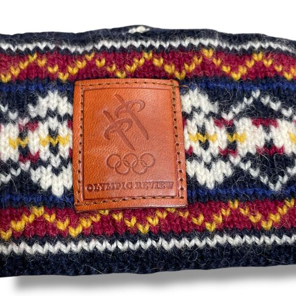 Swix Headband 1994 Lillehammer Winter Olympics 100% Wool Norway Ski Vintage - Picture 8 of 9